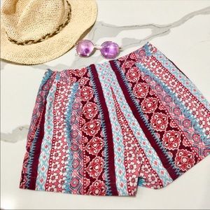 Boho Floral Shorts